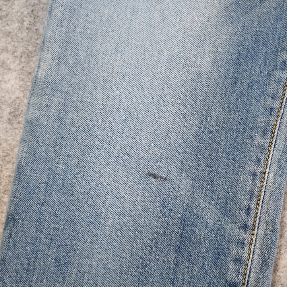 R13 Mens Slim Fit Light Wash Distressed Blue Jeans Made in Italy  32x27 - Picture 5 of 16